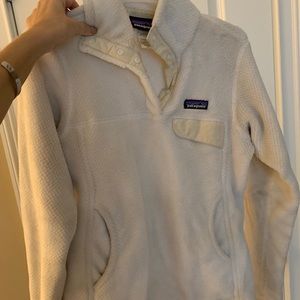 White Patagonia pullover